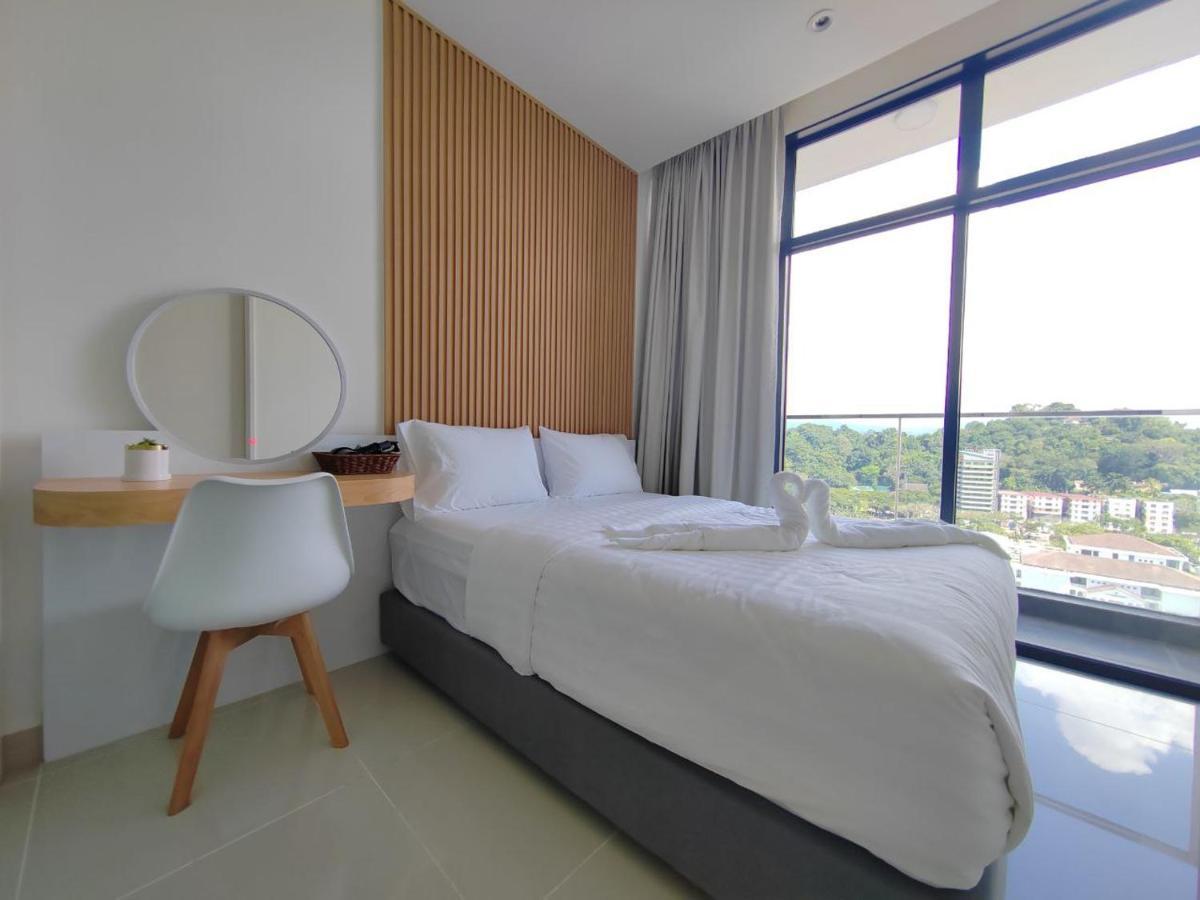 Cityview Studio Apartment At Kota Kinabalu City Centre Eksteriør billede
